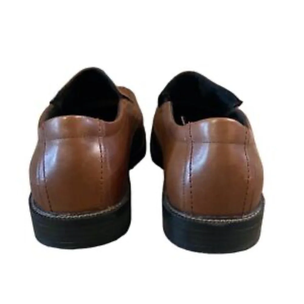 Stacy Adams Mens Shoes Size 13 Brown Slip On Leather‎ Loafers Casual Shoes